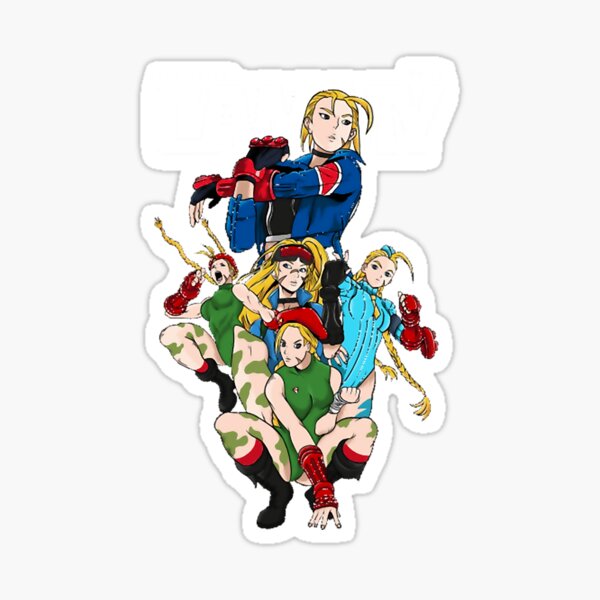 Cute Chibi Cammy SF6 T-Shirt - Video Games Lover - Sticker