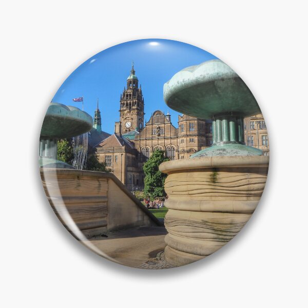 Item preview, Sheffield Town Hall and Peace Gardens designed and sold by Alisonchambers2.