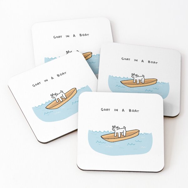 Item preview, goat in a boat designed and sold by TeaBag114.