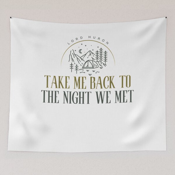 Item preview, Take Me Back To The Night We Met (Lord Huron) designed and sold by AvocadoArtFa.