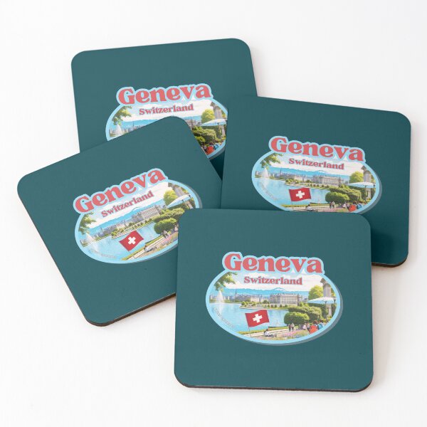 Item preview, Geneva City attractions, Souvenir & Gift, Things to See and Do in Geneva for Tourists, Switzerland's Winter Wonderland, CH Proud Swiss, Helvetia Gifts & spots,  Places to visit in Geneva souvenir designed and sold by SwissCalibre.
