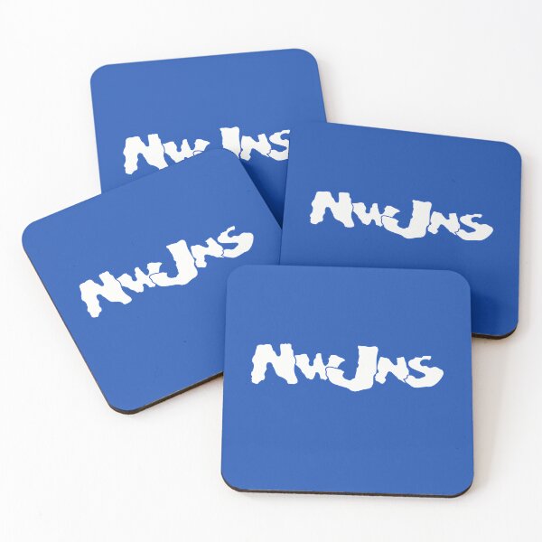 Item preview, Newjeans logo NWJNS kpop Y2K aesthetic/ Blue background designed and sold by SoloAutenica.
