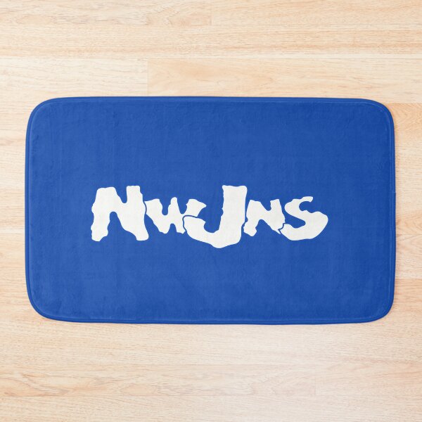 Item preview, Newjeans logo NWJNS kpop Y2K aesthetic/ Blue background designed and sold by SoloAutenica.
