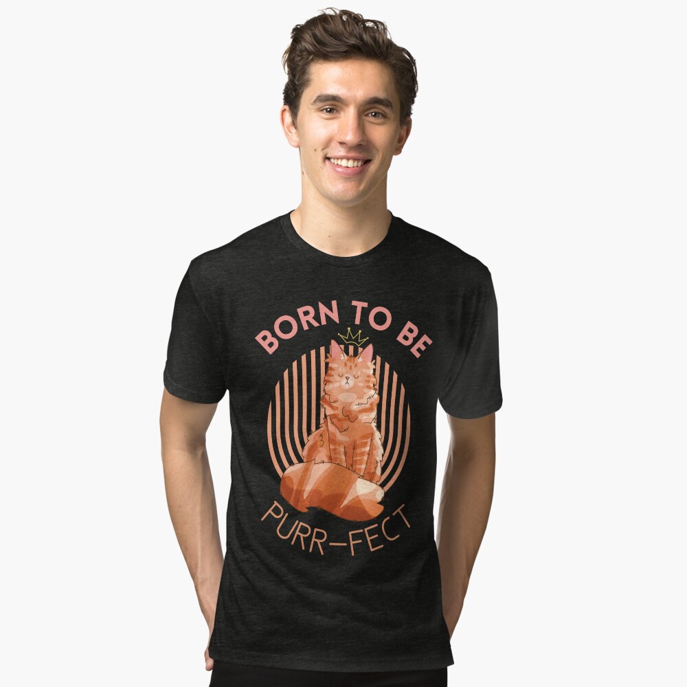 Item preview, Tri-blend T-Shirt designed and sold by FelineEmporium.