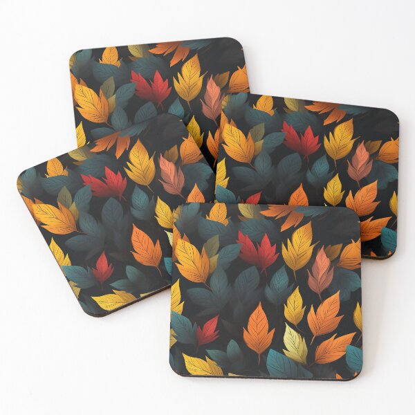 Item preview, Pretty Leaf Design in Orange, Yellow, and Red designed and sold by LWLDesigns.