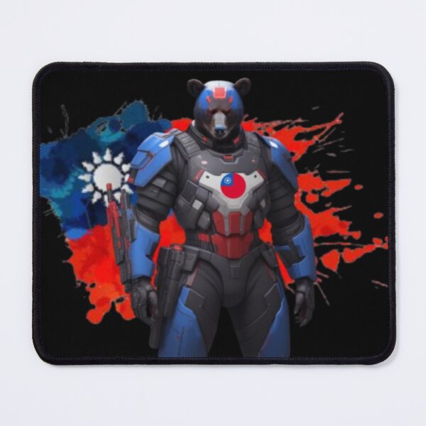Item preview, Taiwan - Formosan Black Bear - Cyber Punk Soldier - Fantasy - Digital Art designed and sold by TheHappyK.
