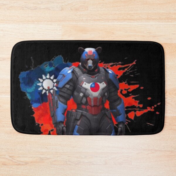 Item preview, Taiwan - Formosan Black Bear - Cyber Punk Soldier - Fantasy - Digital Art designed and sold by TheHappyK.