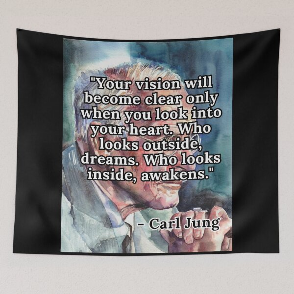 Item preview, cita de carl jung designed and sold by Beyond The Veil.