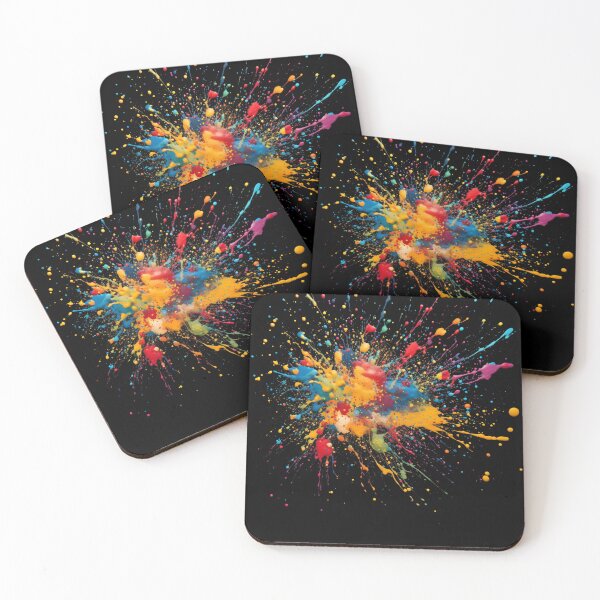 Item preview, Colorful abstract spots designed and sold by VolcanRaven.