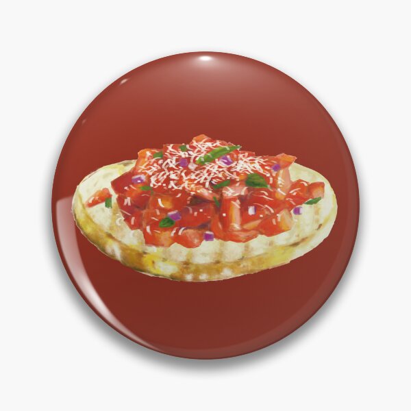 Item preview, Bruschetta drawing designed and sold by cookwithabrush.