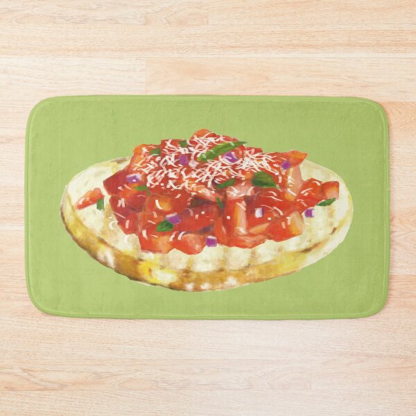Item preview, Bruschetta drawing designed and sold by cookwithabrush.