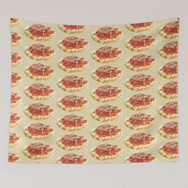 Item preview, Bruschetta drawing designed and sold by cookwithabrush.