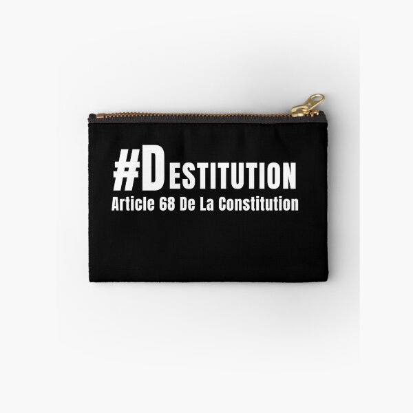 Item preview, Destitution Article 68 De La Constitution designed and sold by ANNINOART ⭐⭐⭐⭐⭐.