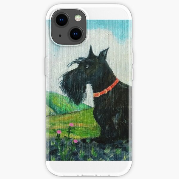 Angus the Scottish Terrier Dog iPhone Soft Case
