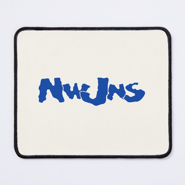 Item preview, Newjeans logo NWJNS kpop Y2K aesthetic/ Blue text designed and sold by SoloAutenica.