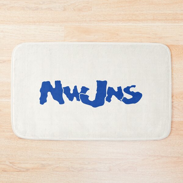Item preview, Newjeans logo NWJNS kpop Y2K aesthetic/ Blue text designed and sold by SoloAutenica.