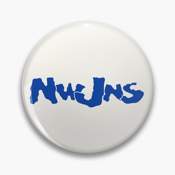 Item preview, Newjeans logo NWJNS kpop Y2K aesthetic/ Blue text designed and sold by SoloAutenica.