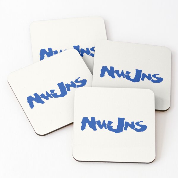 Item preview, Newjeans logo NWJNS kpop Y2K aesthetic/ Blue text designed and sold by SoloAutenica.