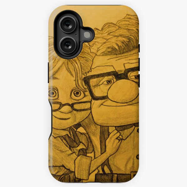 Vista previa del artículo con la obra «Arriba: retrato de Carl y Ellie Fredricksen», diseñado y vendido por VitYanakorn.