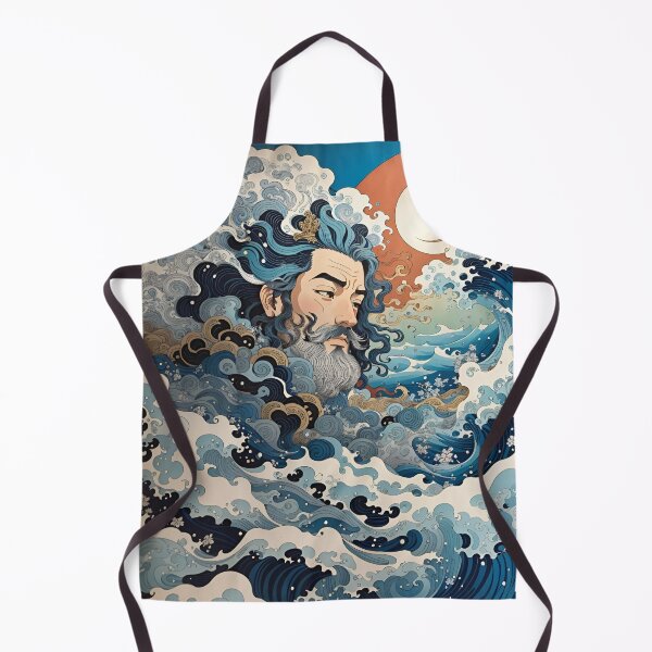 Item preview, Wave off Kanagawa King Neptune designed and sold by ElLocoMus.