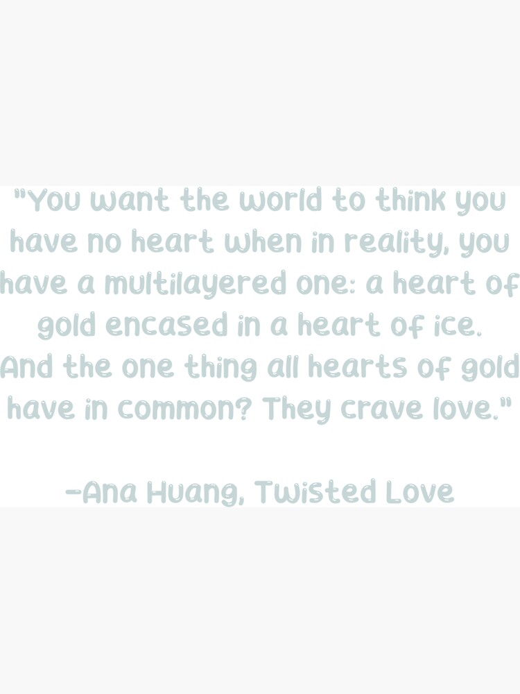 Twisted love Book by Ana huang Sticker by peachesvibe
