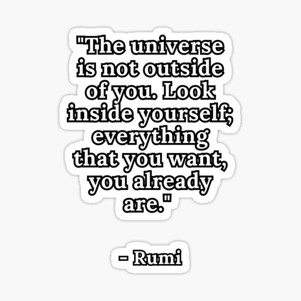 Item preview, Rumi Quote designed and sold by Beyond The Veil.