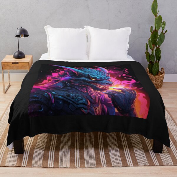 Item preview, "Neon Dragon Delight: Glowing Blacklight Fantasy Ar designed and sold by TEEJAMBOREE.