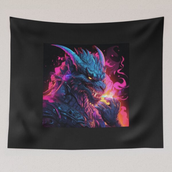 Item preview, "Neon Dragon Delight: Glowing Blacklight Fantasy Ar designed and sold by TEEJAMBOREE.
