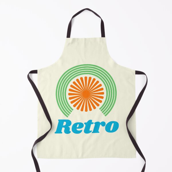 Artikelvorschau, Retro-Blume in Blau, Orange und Grün. entworfen und verkauft von PollycatArt.