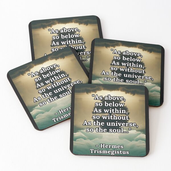 Item preview, hermeticism quote designed and sold by Beyond The Veil.