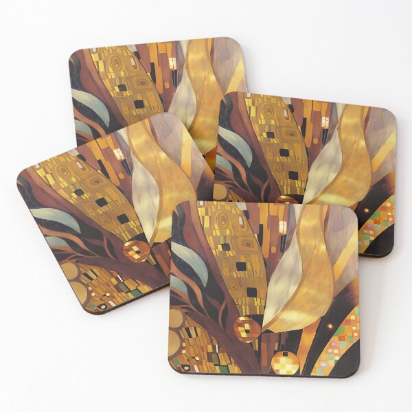 Item preview, Golden Botanical Klimt Style  designed and sold by Dana Roper.