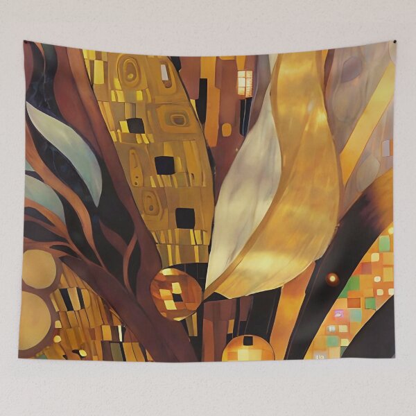 Item preview, Golden Botanical Klimt Style  designed and sold by Dana Roper.