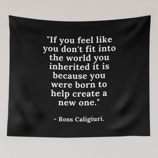 Item preview, Ross Caligiuri quote designed and sold by Beyond The Veil.