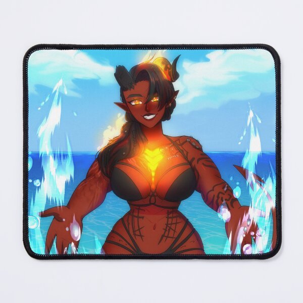 Item preview, Karlach , The Fiery Tiefling Day off designed and sold by K0r1Art.