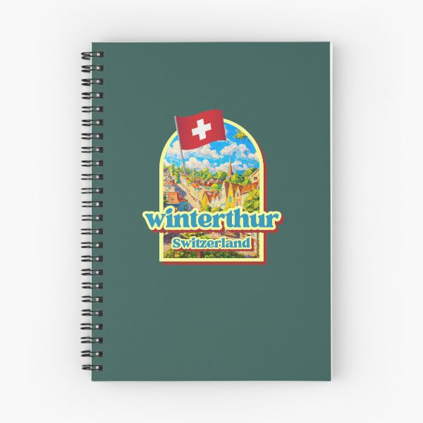 Item preview, Winterthur City Travel Switzerland, Zurich airport to Winterthur train station, CH Swiss Painted Tourist badge, Museums and things to do in winterthur Toss at Christmas, Souvenir I Love winterthur designed and sold by SwissCalibre.
