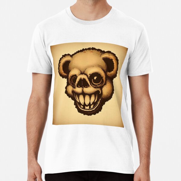 Evil Teddy Bear Cartoon Funny T Shirt 
