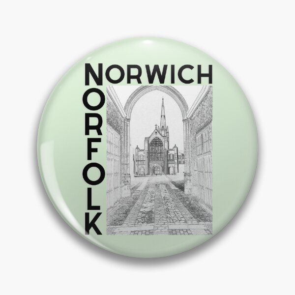 Item preview, Norwich Norfolk Cathedral illustration - tote bag designed and sold by MyriadNorfolk.