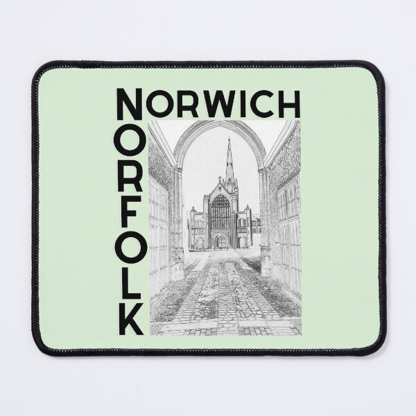 Item preview, Norwich Norfolk Cathedral illustration - tote bag designed and sold by MyriadNorfolk.