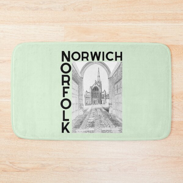 Item preview, Norwich Norfolk Cathedral illustration - tote bag designed and sold by MyriadNorfolk.