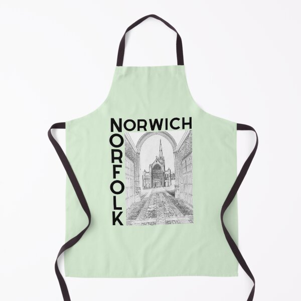 Item preview, Norwich Norfolk Cathedral illustration - tote bag designed and sold by MyriadNorfolk.