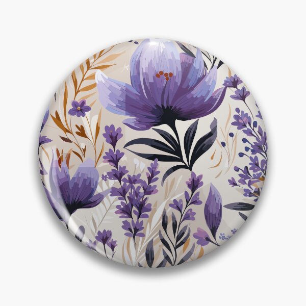 Item preview, Lavender Pattern, Purple Pastel Flowers - Floral Pattern designed and sold by Just-Flowers.