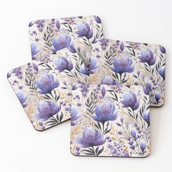 Item preview, Lavender Pattern, Purple Pastel Flowers - Floral Pattern designed and sold by Just-Flowers.
