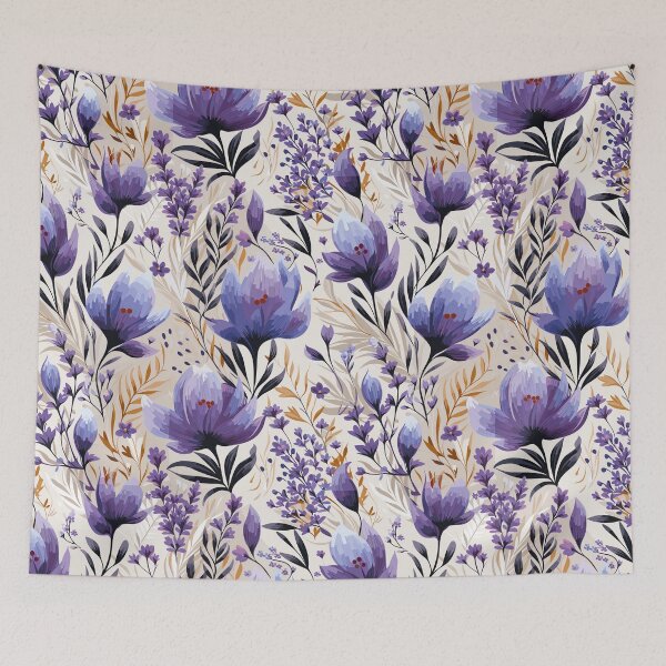 Item preview, Lavender Pattern, Purple Pastel Flowers - Floral Pattern designed and sold by Just-Flowers.