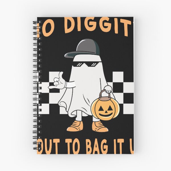 Item preview, No Diggity Bout To Bag It Up Ghost Halloween designed and sold by Art Wear.