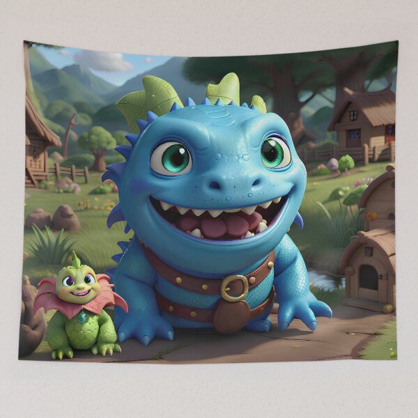 Item preview, Baby Dragon and his sister designed and sold by thongbon.