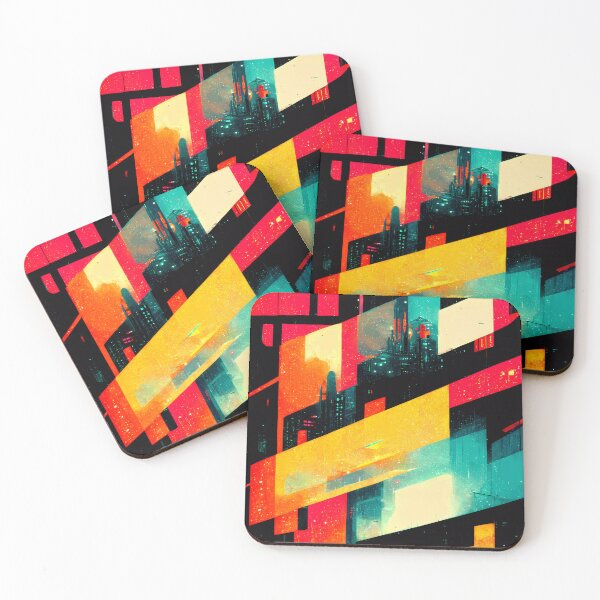 Item preview, “Enigmatic Urban Forms” designed and sold by Art-Vortex-fr.