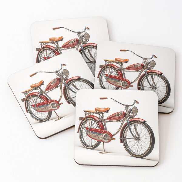 Item preview, Red Vintage Bike For Boys, Motorcycle look a like style designed and sold by SteadyRolling.