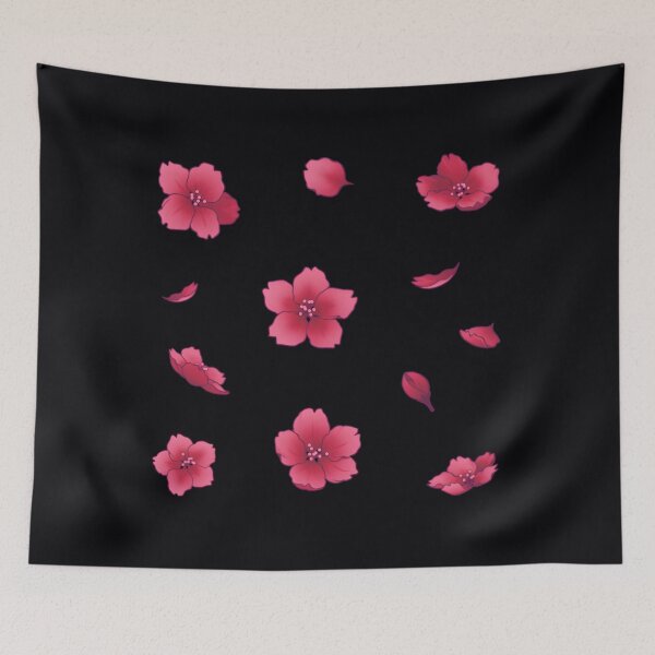 Item preview, Falling Dark Pink Sakura Cherry Blossom Petals 	 		 designed and sold by bfhiquec20.