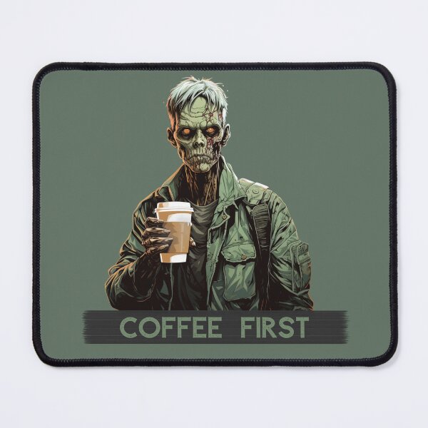 Item preview, Zombie with Coffee to go - Halloween designed and sold by IFIOgirl.