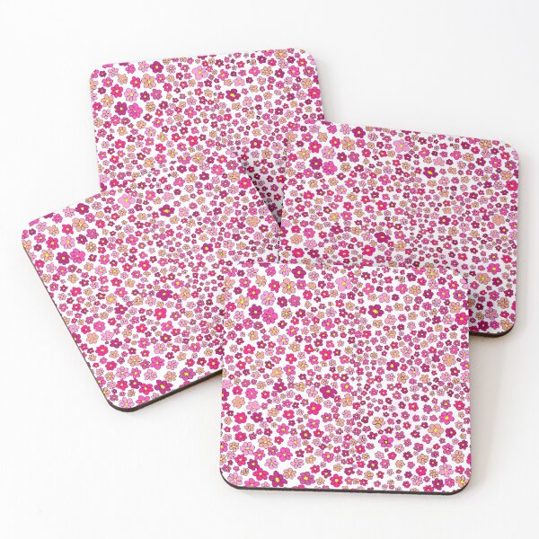 Item preview, pink flower patterned designed and sold by AurelsPrints.